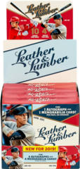 2019 Panini Leather & Lumber MLB Baseball Hobby Box